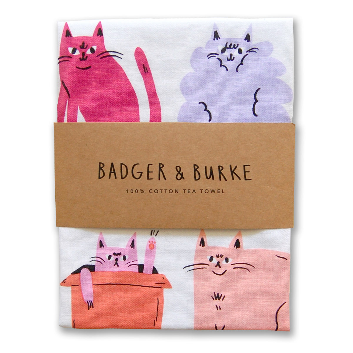 Famous Cat Breeds Tea Towel – Badger & Burke